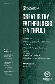 Great Is Thy Faithfulness (Faithful) SATB choral sheet music cover Thumbnail